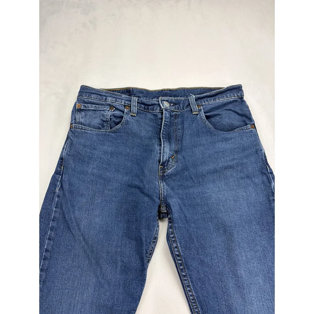 Levi's Men's‎ Slim Straight Jeans W32 L30 Mid Dark Wash